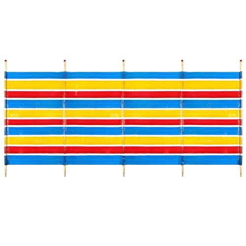 Yello 5 Pole Tall Windbreak, Beach Shelter, 1.5m