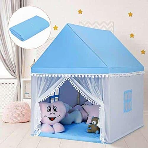 Trisha Teepee Haappyteepee Girls And Boys Extremely Light Weight Kids Play theme theme tent house For (Blue) Medium Size