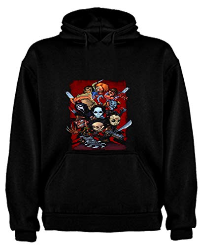the Fan Tee Sudadera de Hombre Varios Peliculas Terror Chucky Fredy Viernes 13 XL