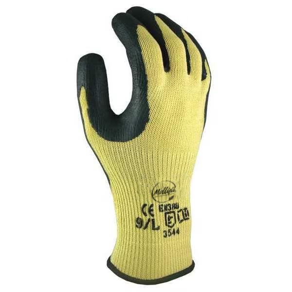 MOLLIFII Cut Resistant Coated Gloves, A8 Cut Level, Natural Rubber Latex, S, 1 PR