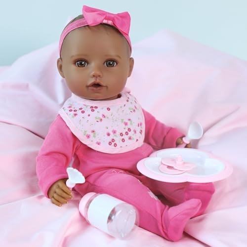 Muñeca bebé realista 16 pulgadas con accesorios miniatura 2