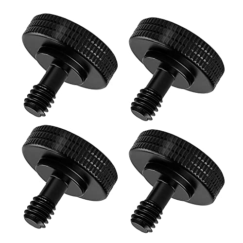 DXLing 4 Pieces 1/4" Mâle à 1/4" Femelle Camera Quick Release Vis Adapteur de 1/4" Vis Vis pour Appareil Photo Compatible with DSLR Caméra Caméscope Cover