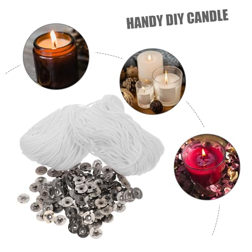 Set de pabilos para vela con pestañas para velas tipo tealight miniatura 7