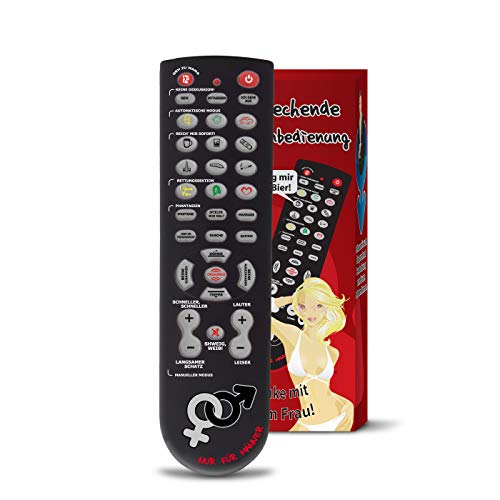 Preisvergleich Produktbild Monsterzeug Sprechende Fernbedienung, Männer-Gadget mit Sprachfunktion, Fernsteuerung für Frauen, Scherzartikel