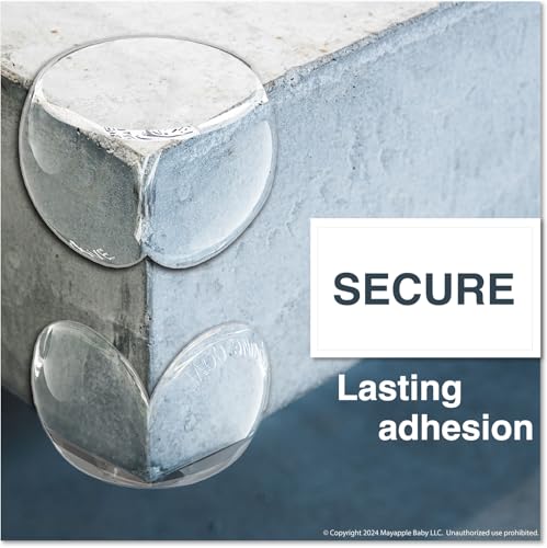 Roving Cove Clear Corner Protector, Pre-Taped 3M Adhesive, Easy-to-Peel Tab, No Odor, No Residue, Baby Proofing Furniture Safety Bumper Guards, Pack of 8 - Image 6