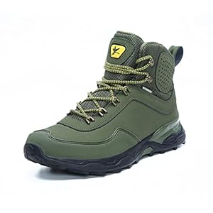 Idea Frames Wandelschoenen Heren Trekking Schoenen Antislip Outdoor Schoenen Wandelen Laarzen Wandelen Trail Schoenen Non-Slip Cushioning Wandelschoenen Bruin Zwart Leger 40-46, leger, 46 EU