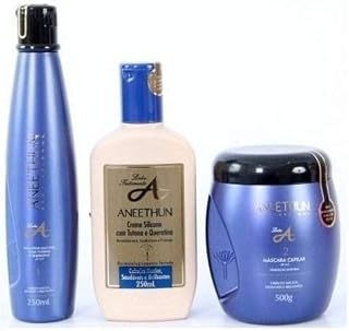 Kit Aneethun Linha A 3 Itens - Sh + Creme Silicone + Máscara