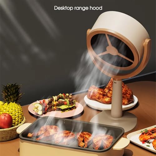 Campana extractora portátil que elimina humo y grasa con extractor ajustable 4
