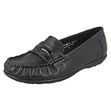 thule easybase velo Parte superior de piel EASYB - Mocasines para Mujer Negro Negro