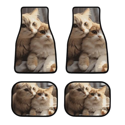 Tapis de sol voiture motif chat : finis les glissements dans les camionnettes
