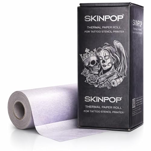 IDEALE PER REALISMO E DETTAGLI AVANZATI - Transfer paper, il tono di stampa bilanciato evidenzia sfumature e micro-dettagli, rendendolo perfetto per ritratti e tatuaggi complessi. Ottieni uno stencil leggibile ma non invasivo — controllo totale durante l’esecuzione.