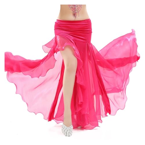 Jupe de danse orientale multicolore fluide et extensible en taille unique - 2
