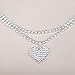 Silver Waist Chain Heart Belly Chain for the Waist Layered Sexy Silver Belly Sparkly Love Waist Body Jewelry for Women