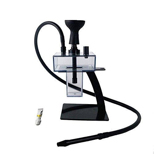 BGSFF Shisha-Set, Micro Modern Acryl Shisha T-Type Shisha-Set mit Silikonschale, Silikonschlauch, Zange, Shisha-Zubehör…