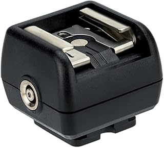 JJC JSC-2 Hot Shoe Flash Adapter (Hot) with PC Sync Socket