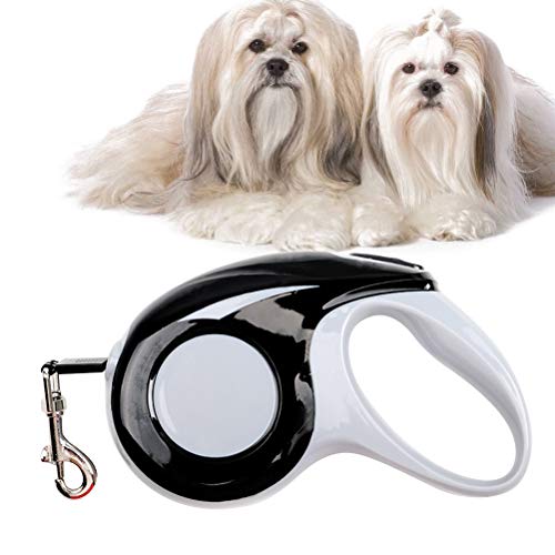 POPETPOP coleira retrátil para cães de estimação, cachorrinho, gato, corda de tração automática 3M (