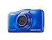 Produktbild Nikon Coolpix S32 Digitalkamera (13 Megapixel, 3-Fach optischer Weitwinkel-Zoom, 6,7 cm (2,7 Zoll) LCD-Monitor, Full-HD-Videofunktion, Kreativ-Effekte, wasserdicht, stoßfest) blau