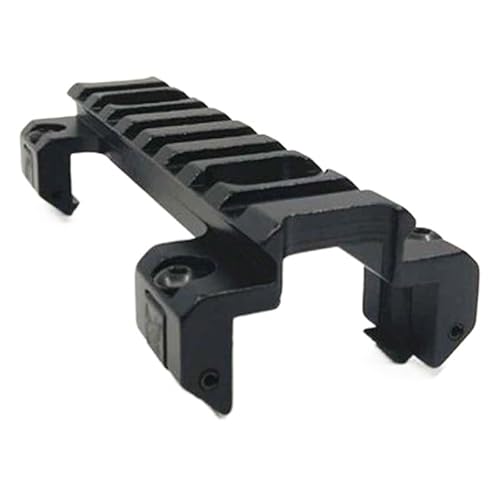 Compact Picatinny Rail Mount 21mm Standard Interface with Multi-Slot Design for Accessory Installation and Positioning