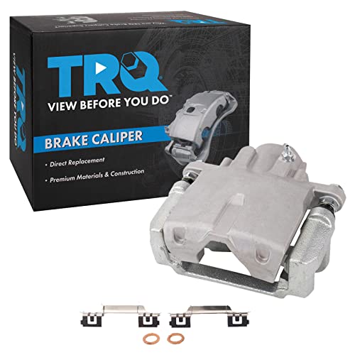 Image of TRQ Rear Right Brake Caliper w /Bracket Passenger Side | For 2004-2009 Cadillac SRX
