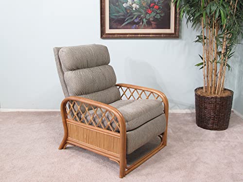 Made in USA Rattan Recliner Chair (#4533H-ES)