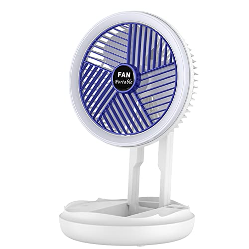 Ventilador plegable para acampar de 7 pulgadas con lámpara LED multidireccional 5