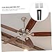 POPETPOP 10sets Ceiling Fan Balancing Kit Includes Balancing Clips Self-adhesive Weights Tool