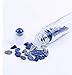 10ml Roll On Bottle For Essential Oils,10 Pack Clear Glass Roller Bottles With Natural Crystal Gemstone Roller Balls Top,Bamboo Lid,Thick Glass Essential Oil Bottles-Healing Crystal Chips Inside