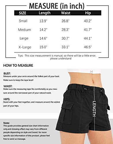 Automet Womens Cargo Shorts Casual Summer Clothes Y2K Outfits Jean 2023 Trendy Fashion Clothing Teen Girls Black #TOP5