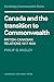 Produktbild Canada and the Transition to Commonwealth: British-Canadian Relations 1917-1926 (Cambridge Commonwealth Series)