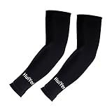 HuiYee Compression Arm Warmers for Outdoor Sports Arm Sleeves with Anti-Slip Design (3 Sizes, Pack of 1 Pair)