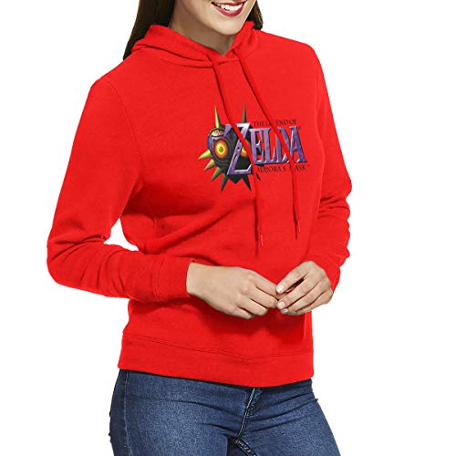 Trend World The Legend of Zelda Majora'S Mask Logo Sudadera con Capucha  para Mujer, Rojo, XXL - Mejores artículos y Ofertas