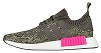 adidas Originals NMD_R1 Pk Mens Running Trainers Sneakers Shoes Prime Knit (UK 3.5 US 4 EU 36, Utility Green Pink BZ0222)