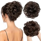 CJL HAIR Large Messy Bun Hair Piece Wavy Curly...