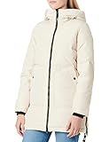 Über dem Knie VERO MODA Damen Vmoslo Noos 3/4 Down Jacket Daunenjacke, Oatmeal, XL EU