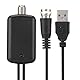 Queen.Y TV Antennenverstärker Signalverstärker 25 db HDTV Digitaler Verstärker für Innen, USB TV High Gain Kanal Boost für Freie Lokale Kanäle 4K HD 1080P UKW UHF