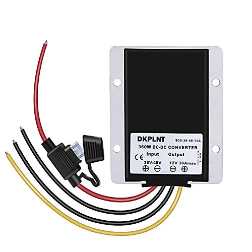 Dplanet 30A 360W 12V Golf Cart 48V 36V To 12V Converter Voltage Regulator Golf Cart Voltage Converter Waterproof #TOP1