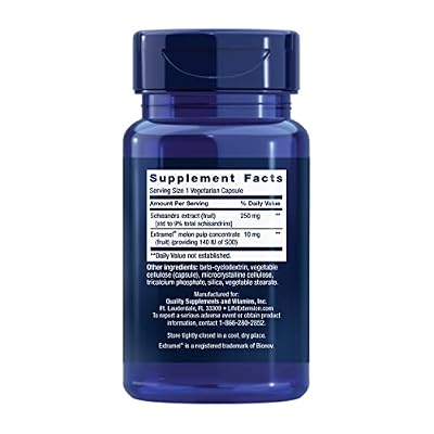 Life Extension Liver Efficiency Formula, Supports Healthy Liver Function at the Cellular Level and Optimal Levels of antioxidants in Metabolism, Gluten-Free, Non-GMO, Vegetarian, 30 Capsules