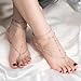 JNXYUE Fashion Beach Anklet Chain with Charm, Sexy Foot Jewelry for Summer