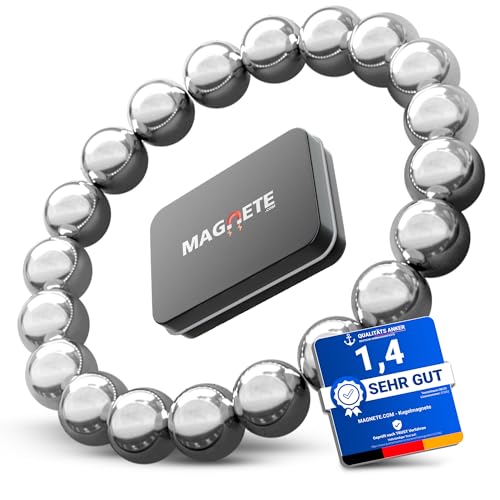 20 Neodym Power Magnet Silber - Kugelmagnet extra stark rund Durchmesser 8 mm - Starke Magneten Haftkraft ca. 0 9 kg - Supermagnet - Magnete für Whiteboard Pinnwand Magnettafel Werkstatt