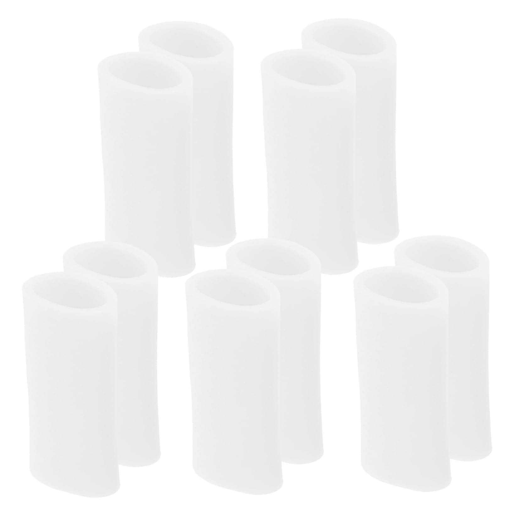 FOMIYES Finger Sleeve Protectors 5 Pairs Silicone Covers for Joint Protection for Typing Crafting and Sports