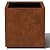 Veradek Corten Steel Series Cube Planter - Square Metal Planter for Outdoor Patio/Garden | Naturally Rusting Steel for All-Weather Use | Modern Rustic Décor for Trees, Flowers, Tall Trees