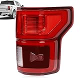 Nakuuly LED Tail Light with Blind Spot Compatible With Ford F150 2018 2019 2020 Right Passenger Side Taillight Rear Brake Lamp Signal Assembly with Bulb # KL3Z13404B(Module NOT Included)