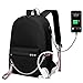 Technoblade Laptop Backpack College School Bookbag for Women Men Travel Backpack with USB Charging Port, Black06