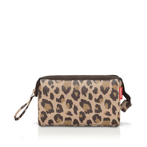 reisenthel travelcosmetic - Starke robuste und praktische Reisekosmetiktasche, Handschlaufe, wasserabweisendes Material, Couleur:Leo Macchiato