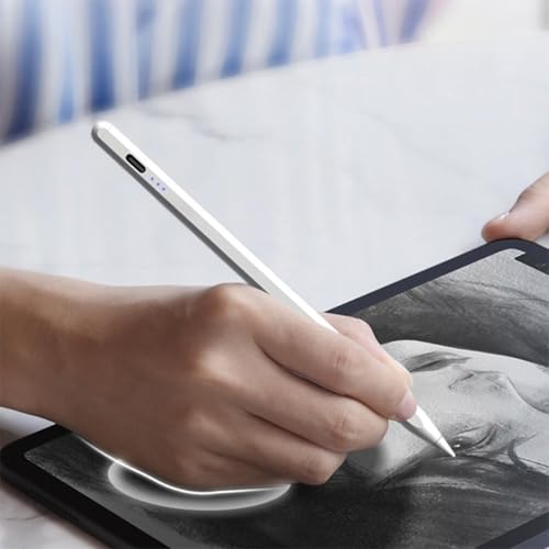 Caneta Stylus Pen para iPad: Ponta de Alta Precisão de 1.0mm, Palm Rejection, Ergonomia e Compatibil