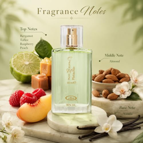 Image of Al Rehab Choco Musk Pistachio Eau de Parfum Spray for Unisex, 1.65 Ounce / 50 ml
