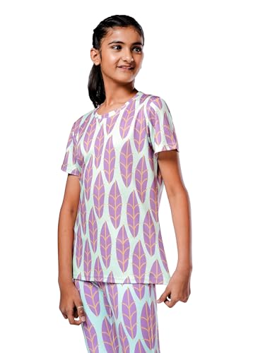 Image of Girl's Active Sports Wear Solid Short Sleeve Running Workout Tshirts Athletic Tops Lightweight Quick Dry Training Yoga Round Neck Tshirt (4 to 14 YRS)