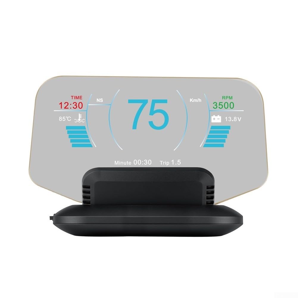 Head Up - Pantalla para OBD HUD para coche de velocidad