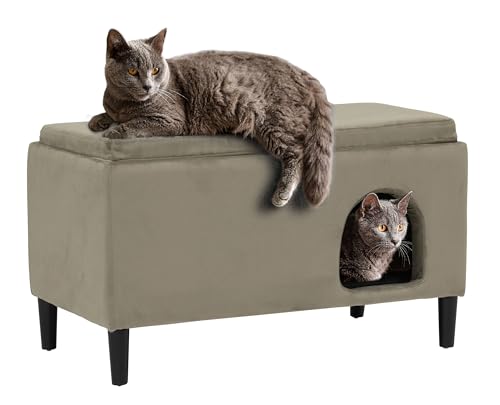 Paws & Purrs 32" Dual Ottoman & Cat Bed