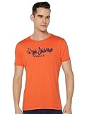 Pepe Jeans Men's Regular Fit T-Shirt (PM509162148L_Salmon Pink